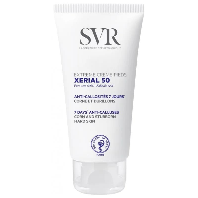 SVR XERIAL 50 EXTREME CREME PIEDS 40ml Callosités Et Durillons Rebelles