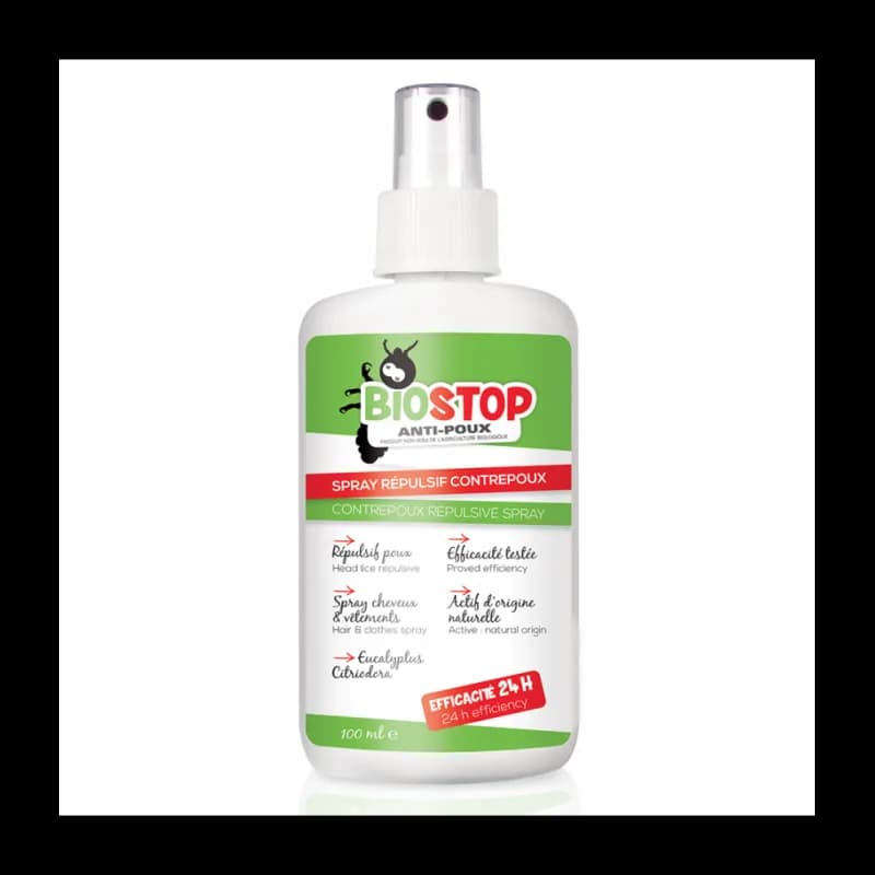 BIOSTOP SPRAY RÉPULSIF ANT POUX 100 ML