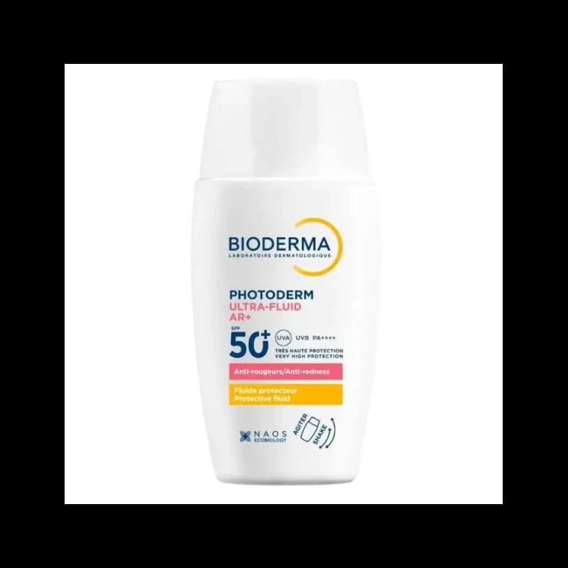 BIODERMA PHOTODERM ULTRA FLUID AR+ SPF 50+ INVISIBLE 40 ML: Votre haute protection solaire anti-rougeurs