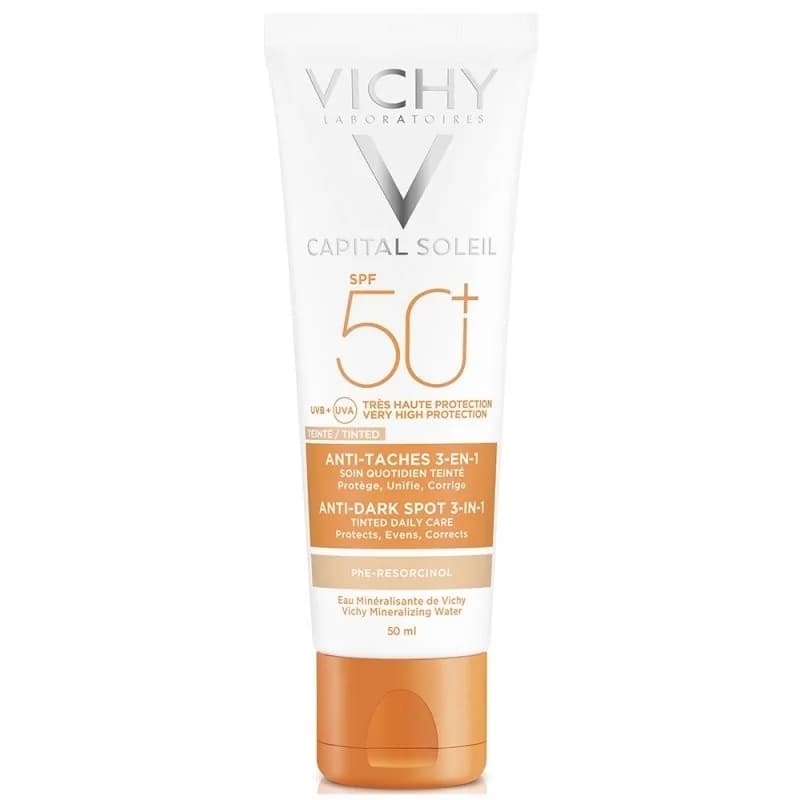 Vichy Capital Soleil CRÈME ANTI-TACHES TEINTÉ 3 EN 1 SPF 50+