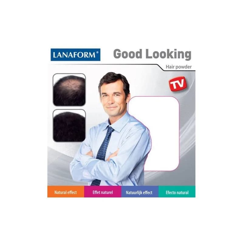 LANAFORM POUDRE DE CHEVEUX GOOD LOOKING (brun) 2 hair powders+1fixing spray