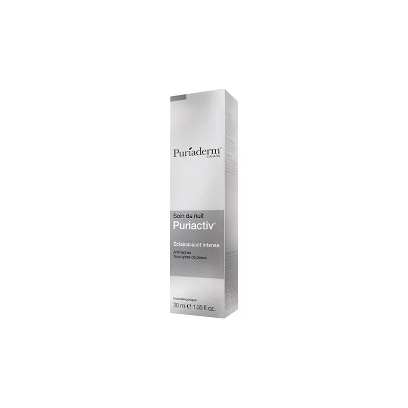 Puriaderm Puriactiv Eclaircissant intense soin de nuit 30 ml