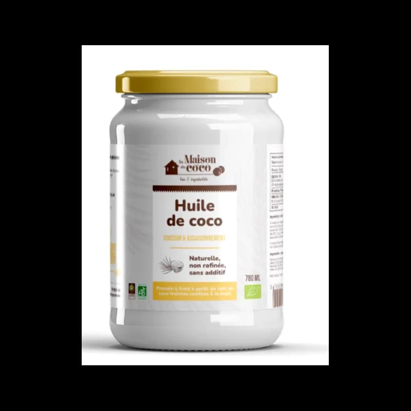 Maison de coco Huile Vierge de Noix de Coco, BIO 700 g -