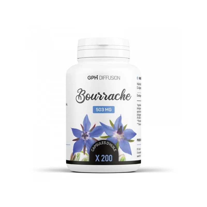 GPH diffusion BOURRACHE  Bio 200 capsules