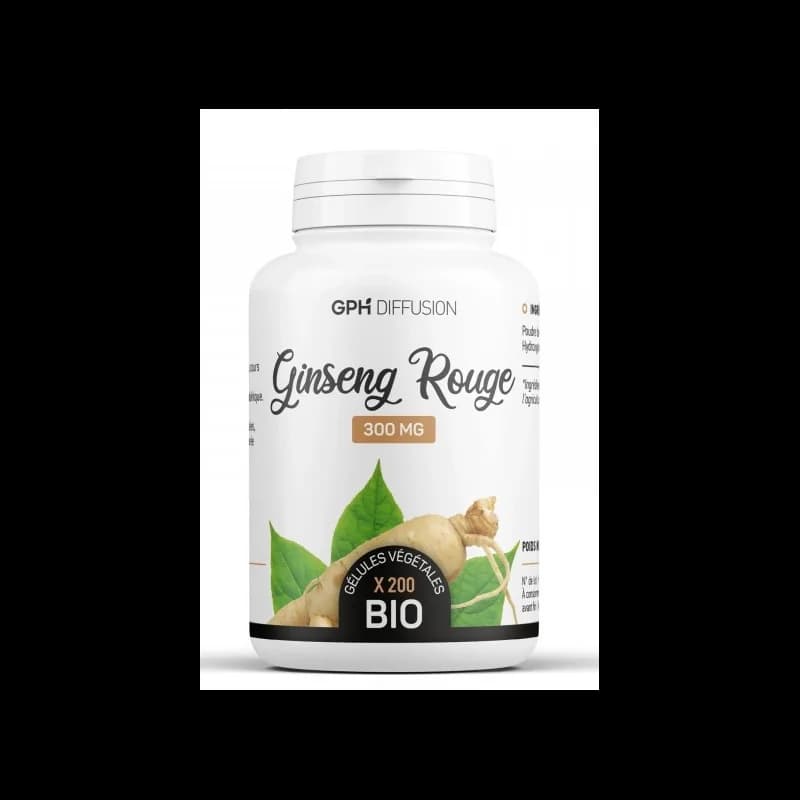 GPH DIFFUSION GINSENG ROUGE Bio  200 gélules