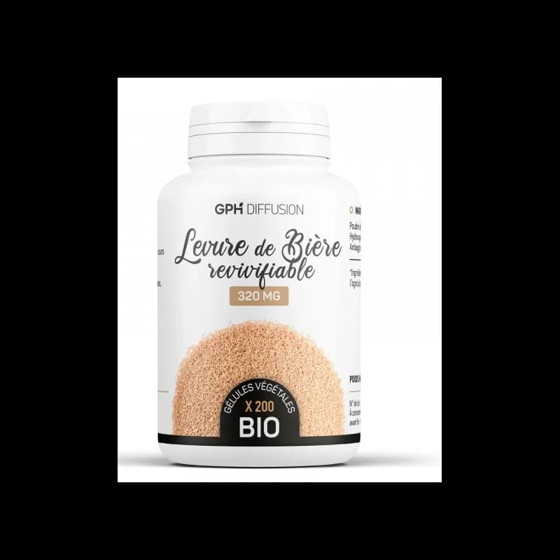 GPH DIFFUSION LEVURE DE BIERE REVIVIFIABLE 200 gélules
