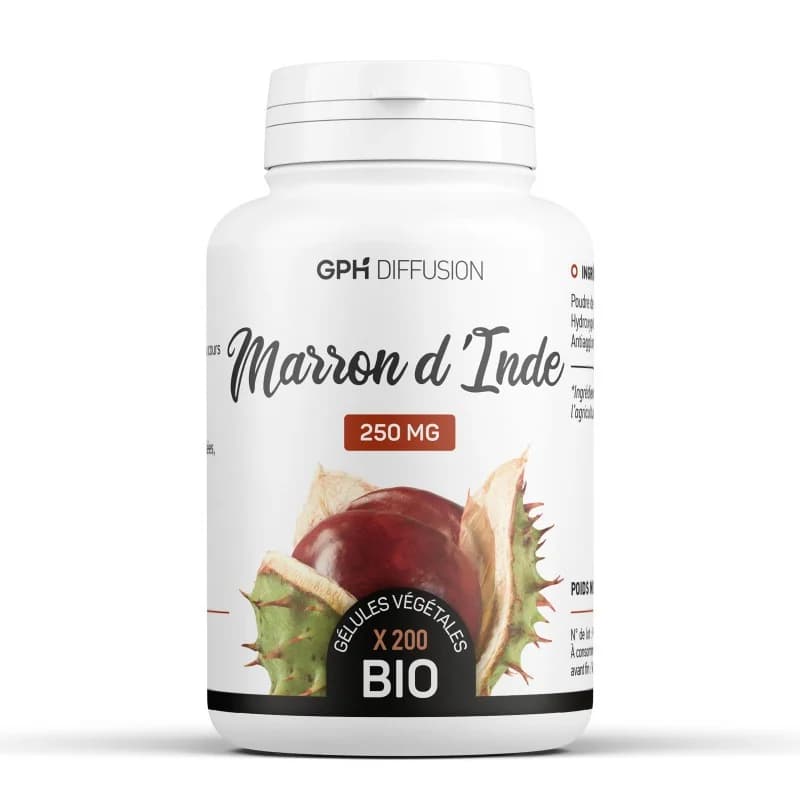GPH DIFFUSION MARRON D'INDE  Bio 200 gélules