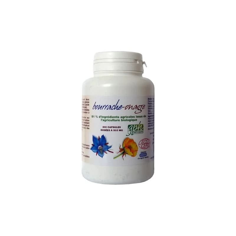 GPH DIFFUSION  ONAGRE BOURRACHE Bio 200 capsules