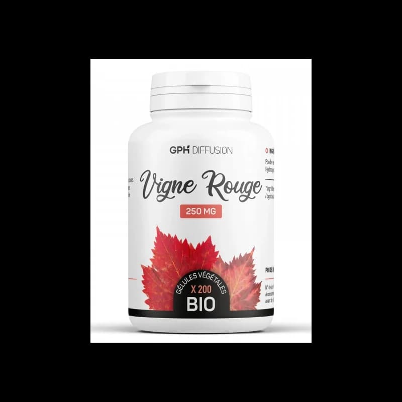 GPH DIFFUSION  VIGNE ROUGE Bio 200 gélules