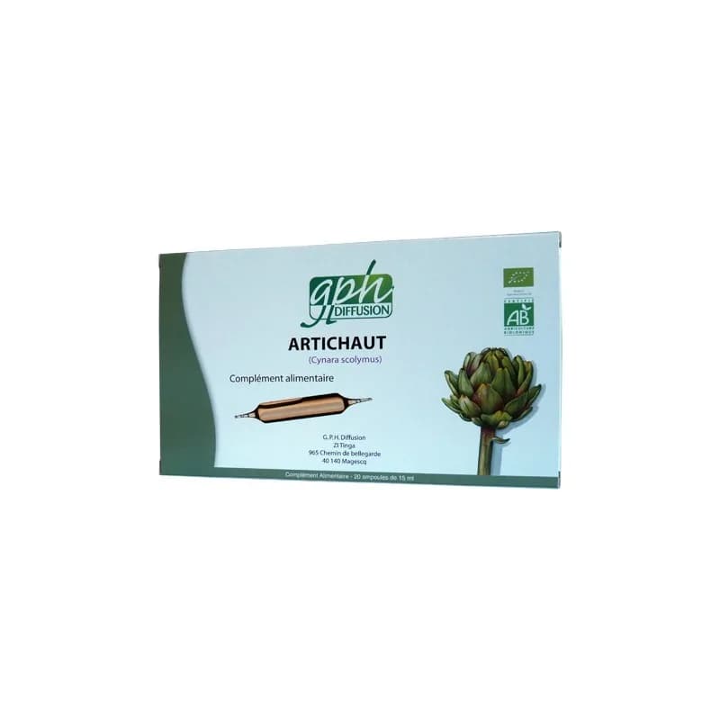 GPH DIFFUSION ARTICHAUT BIO  20 ampoules de 15 ml