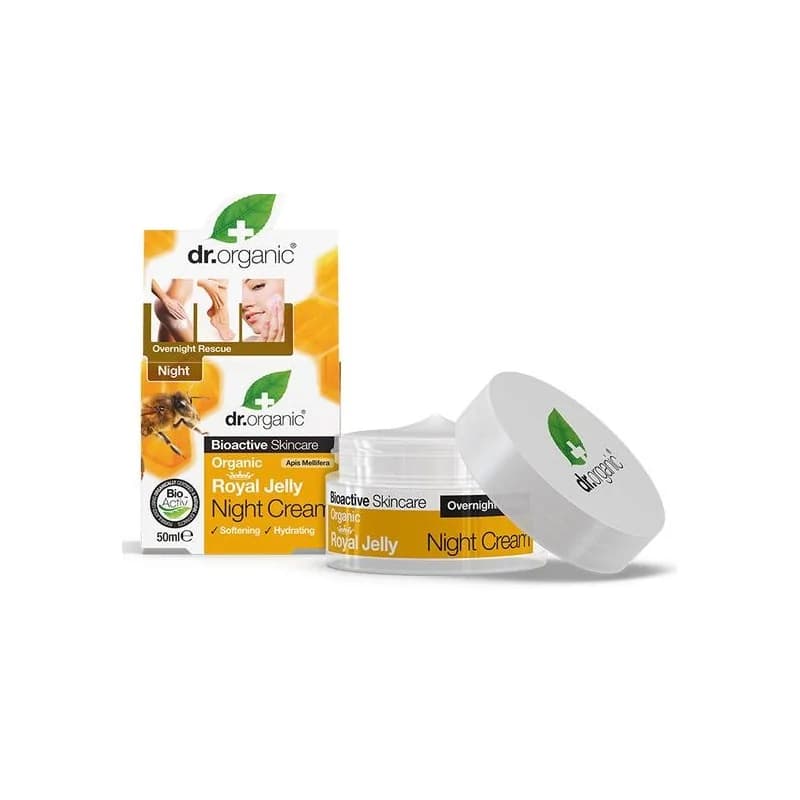 Dr. Organic Crème de nuit à base de la gelée royale 50 ml