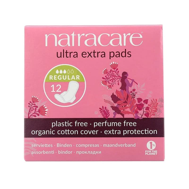 Natracare SERVIETTE ULTRA EXTRA NORMAL 12 U