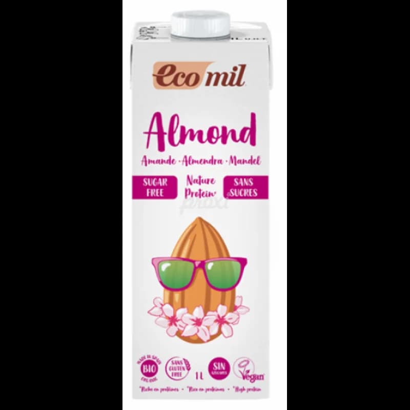 Ecomil BOISSON D'AMANDE PROTEINEE SANS SUCRE 1 L