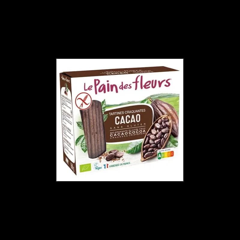 Le Pain des Fleurs Tartines Craquantes Cacao 160G