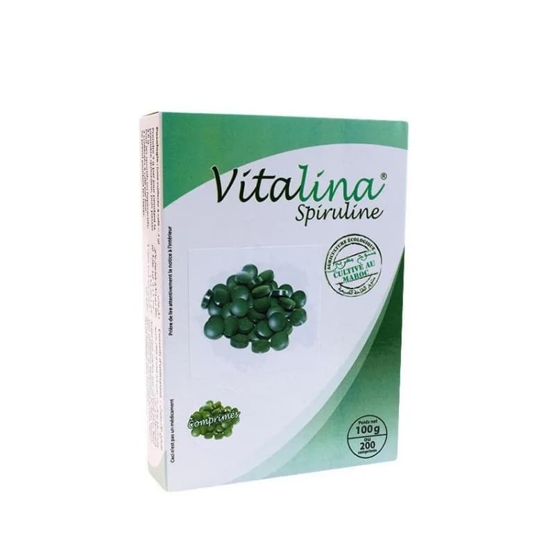 VITALINA SPIRULINE 200 Comprimés