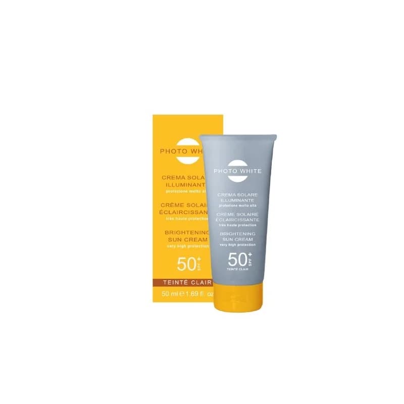 PHOTOWHITE CRÈME SOLAIRE TEINTÉE CLAIRE  ECLAIRICISSANTE SPF 50+ 50ML