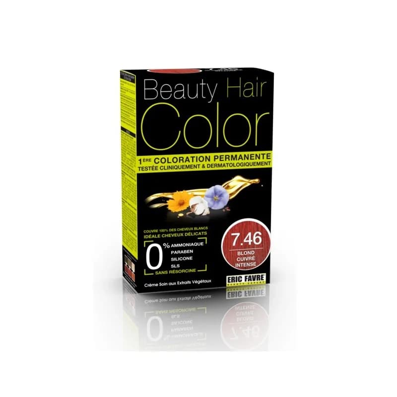 BEAUTY HAIR COLOR  Blond Cuivré Intense 7.46 - 160ml
