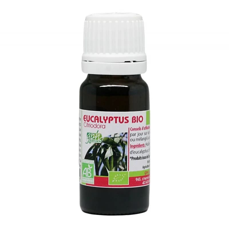 GPH Diffusion Huile Essentielle D'EUCALYPTUS citriodora BIO