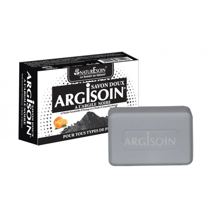 NATURE SOIN ARGISOIN SAVON DOUX A L’ARGILE NOIRE 125g