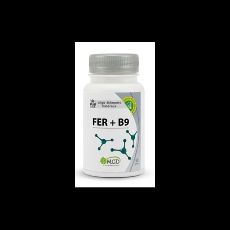 MGD NATURE FER + B9 60 GÉLULES