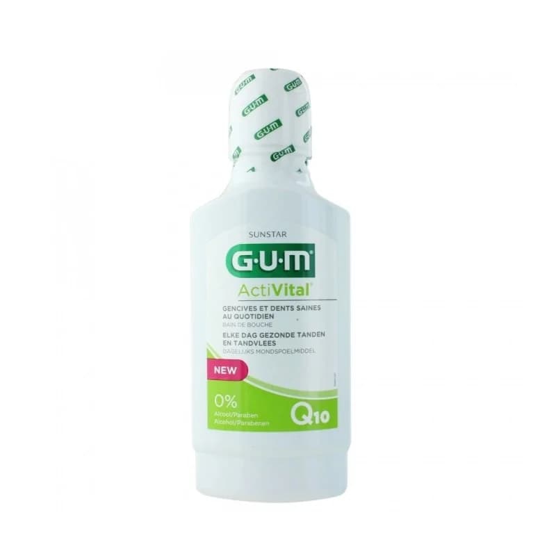 GUM ACTIVITAL Q10 BAIN DE BOUCHE 300ML