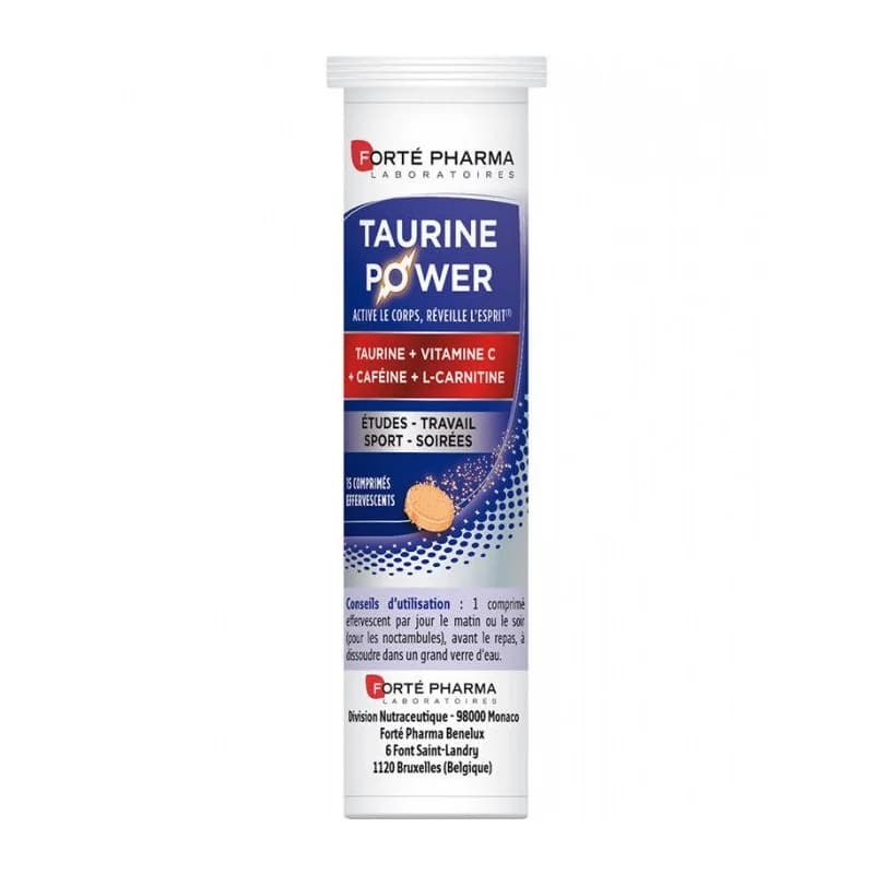 FORTE PHARMA ENERGIE TAURINE POWER 15 CPS EFFERVESCENTS