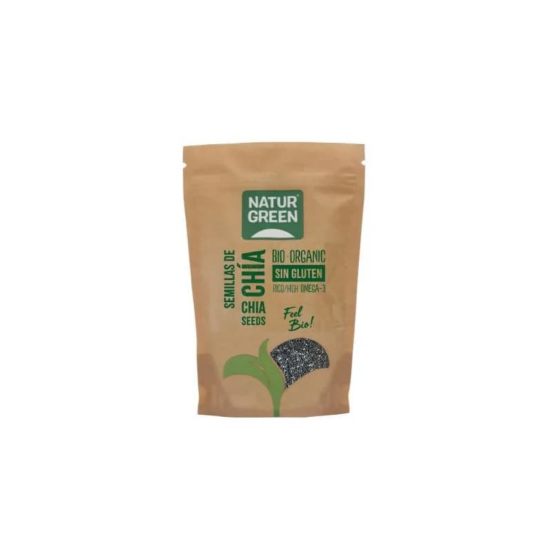 NaturGreen Graines de Chia BIO 200g - Sans Gluten -