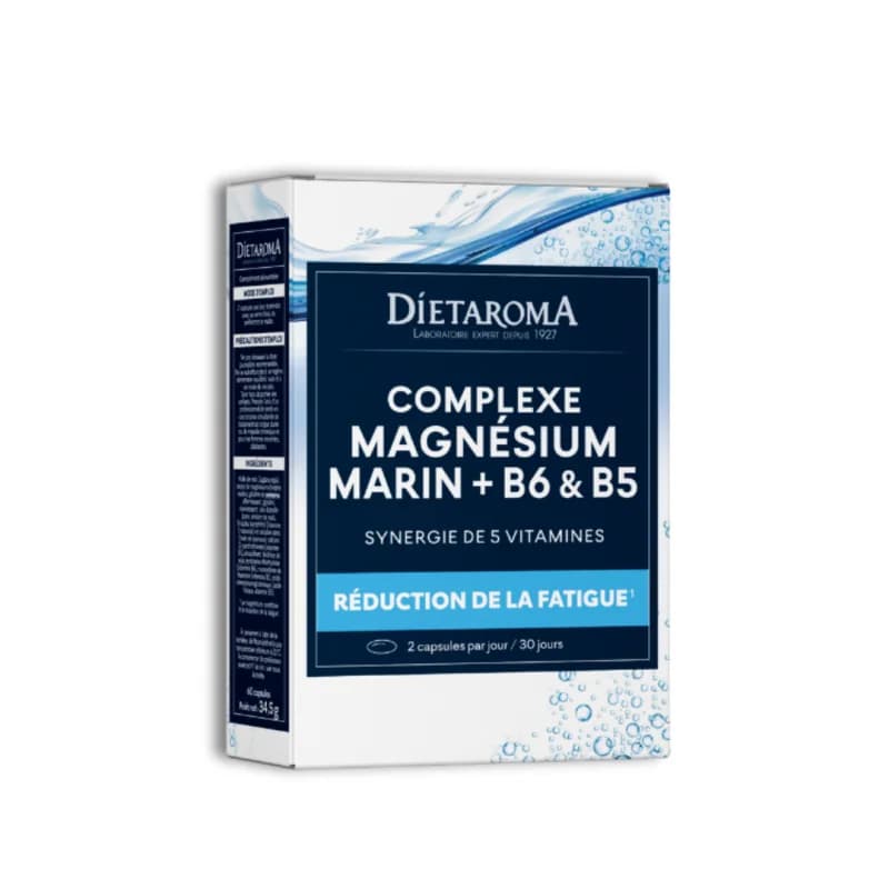 Dietaroma Complexe Magnésium marin + B6 & B5 60 capsules