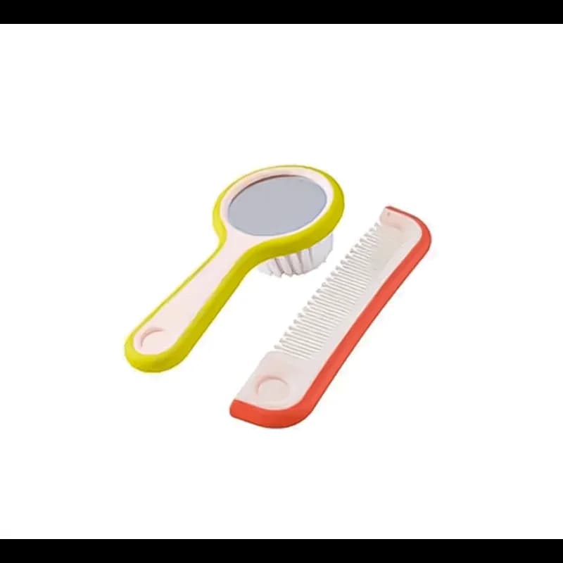 BEBE CONFORT BROSSE ET PEIGNE AVEC MIROIR - PB  JAUNE