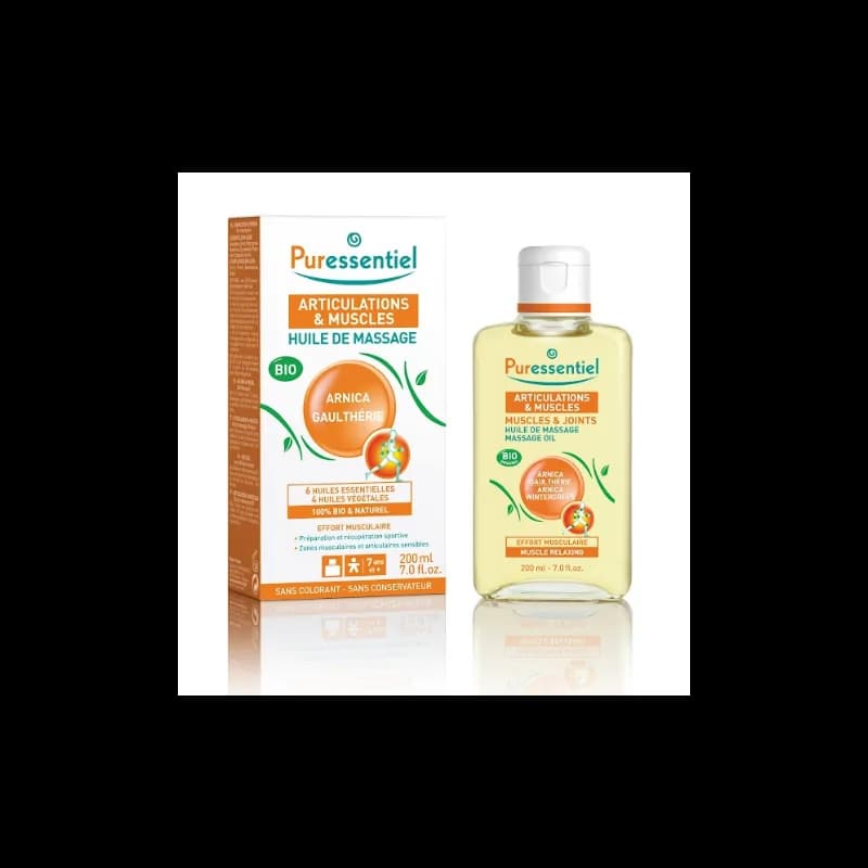 Puressentiel Huile de massage bio effort musculaire Arnica / Gaulthérie 100ml