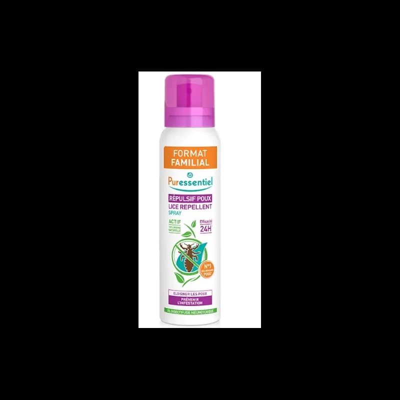 Puressentiel Spray répulsif poux format familial -200ml