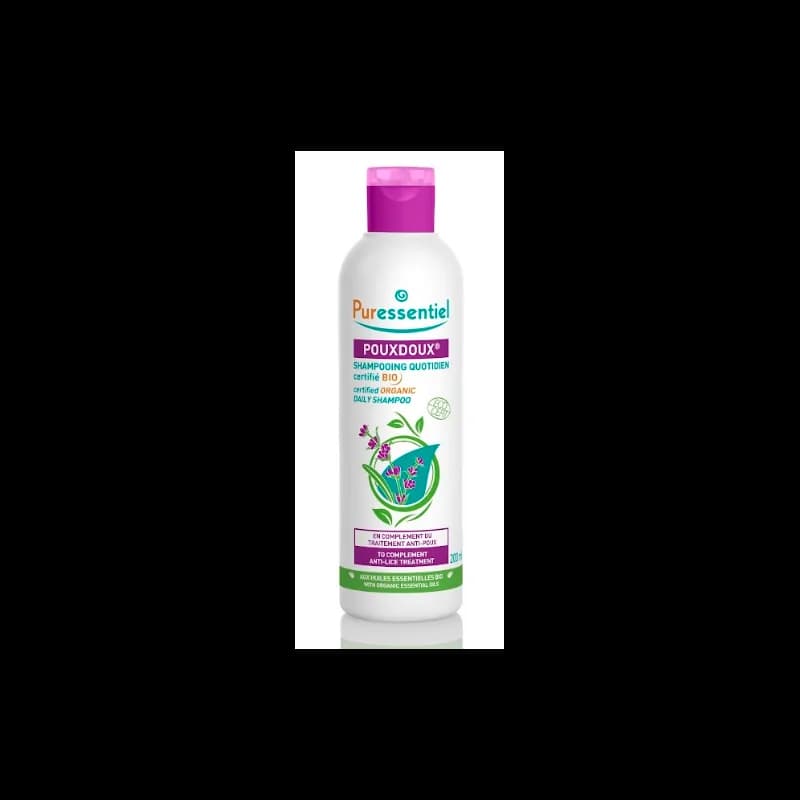 Puressentiel Shampooing quotidien poux doux bio -200 ml