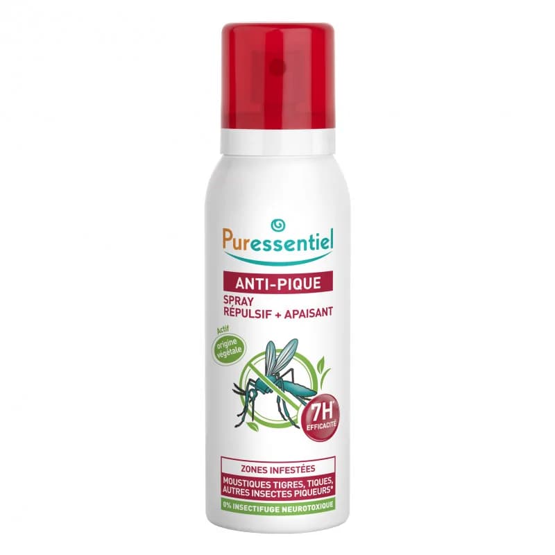 PURESSENTIEL ANTI PIQUE SPRAY RÉPULSIF + APAISANT 7 H 75ML