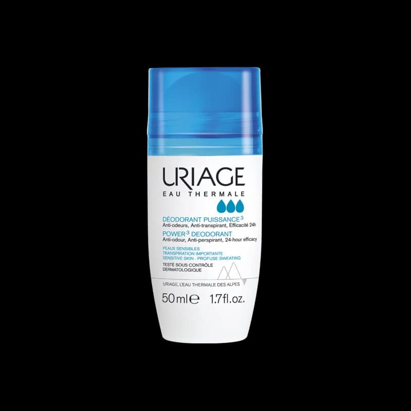 URIAGE DEODORANT PUISSANCE 3 ROLL ON PEAUX SENSIBLES 50ML