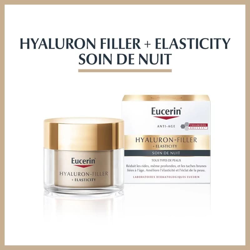 EUCERIN HYALURON-FILLER +ELASTICITY SOIN DE NUIT 50ML