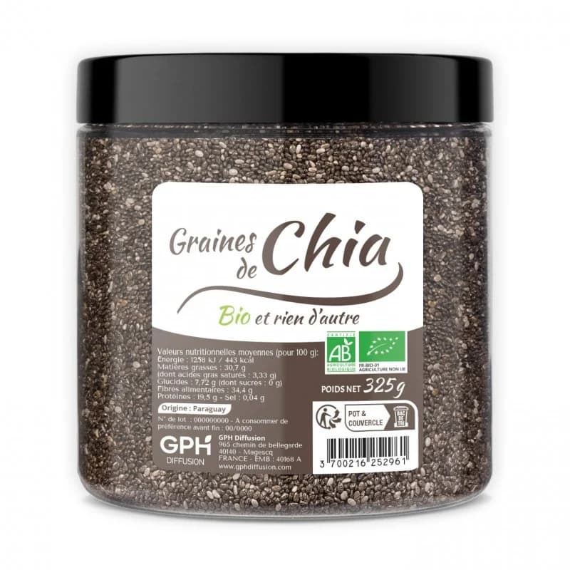 GPH DIFFUSION Graines de Chia Bio 325gr