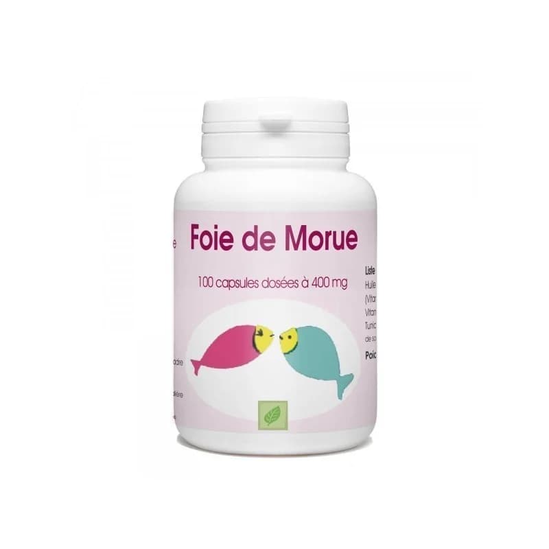 GPH DIFFUSION HUILE DE FOIE DE MORUE - 100 CAPSULES À 400 MG