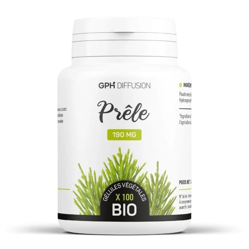 GPH DIFFUSION PRÊLE BIO - 190 MG - 100 GÉLULES