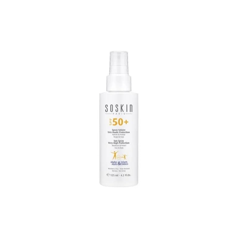 Soskin spray solaire très haute protection spf50+