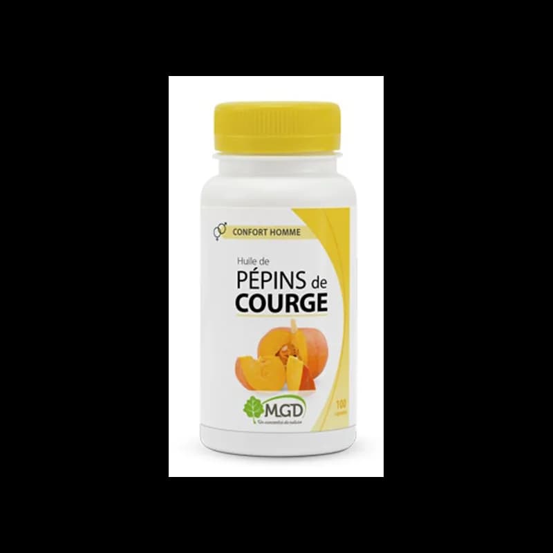 MGD NATURE HUILE DE PÉPINS DE COURGE 100 CAPSULES
