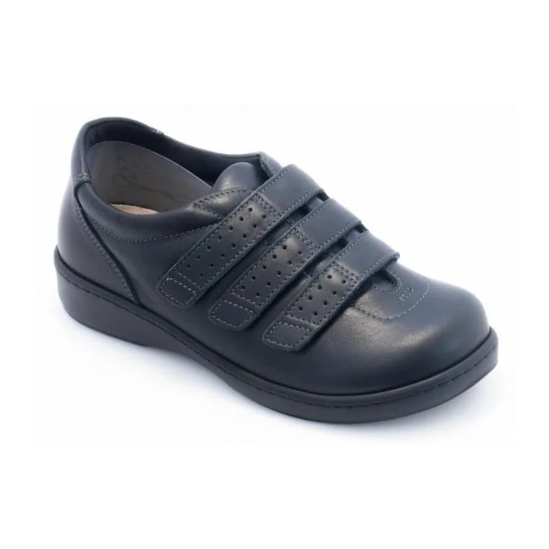 Podowell Chaussure pour diabétique cuir - homme et femme Aquitaine Noir - SWAQN