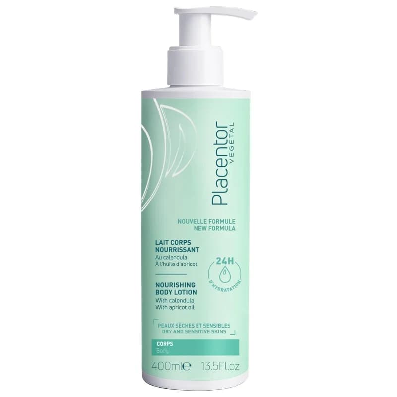 PLACENTOR VEGETAL LAIT CORPOREL PEAUX SÈCHES,SENSIBLES 400 ML