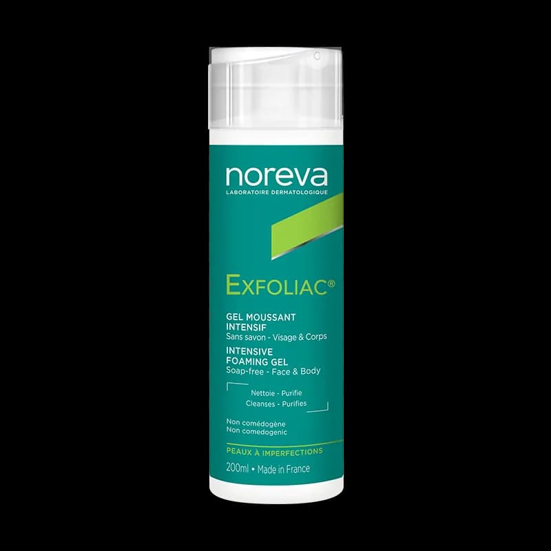 NOREVA EXFOLIAC GEL MOUSSANT INTENSIF 200ML