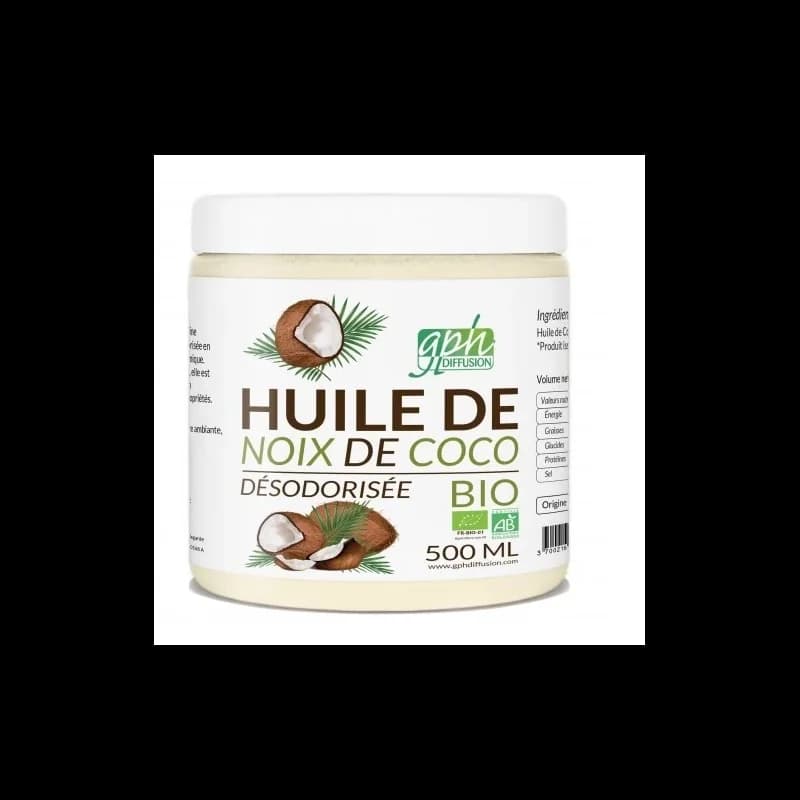 GPH Diffusion  HUILE DE COCO BIO 500ML