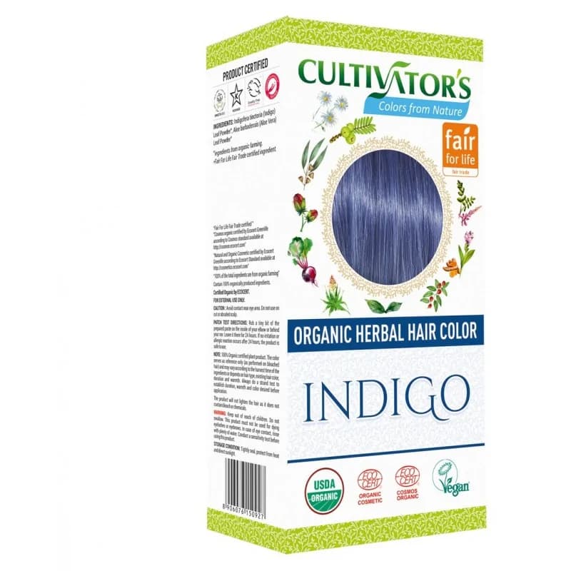 CULTIVATORS ORGANIC HERBAL HIAR COLOR INDIGO