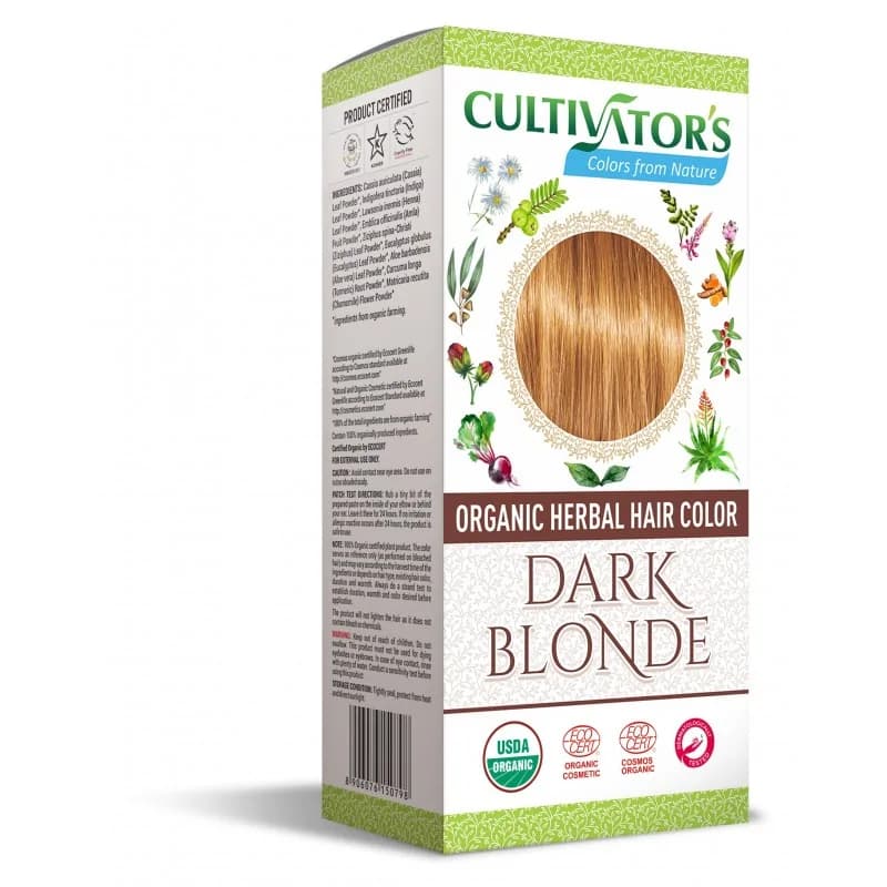 CULTIVATORS ORGANIC HERBAL HIAR COLOR  DARK BLONDE