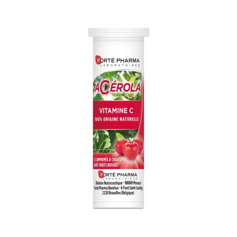 Forté Pharma Acérola Vitamine C 12 Comprimés