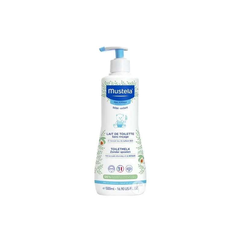 MUSTELA LAIT DE TOILETTE 500 ml sans rinçage