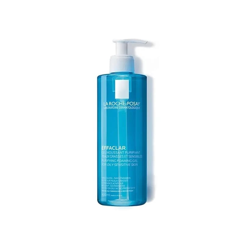 LA ROCHE-POSAY EFFACLAR GEL MOUSSANT PURIFIANT 400ML PEAUX GRASSES ET SENSIBLES