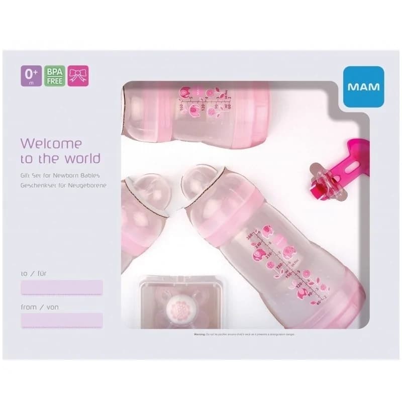 MAM COFFRET WELCOME TO THE WORLD ROSE